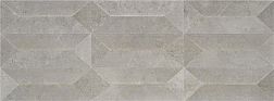 Keratile Talo Grey Shapes BR Rect Серая Полированная Ректифицированная Настенная плитка 33,3x90 см