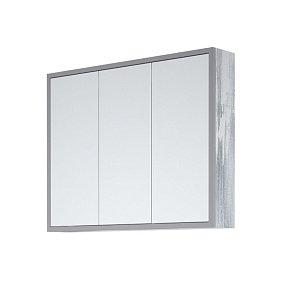 Corozo Айрон SD-00000281 Зеркало-шкаф 90, серый-арт