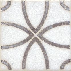 Керама Марацци Амальфи STG-A405-1266 Орнамент коричневый Вставка 9,9х9,9 см