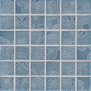 Jasba Floris Blue Мозаика 5х5 31,6х31,6 см