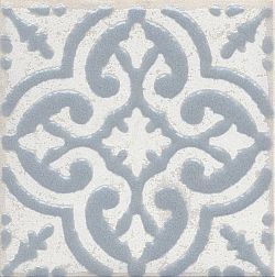 Керама Марацци Амальфи STG-A408-1266 Орнамент серый Вставка 9,9х9,9 см