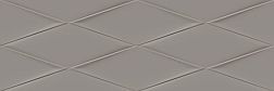 Cersanit Vegas VGU092  рельеф серый Настенная плитка 25х75 см