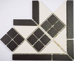 Идальго Метлахская плитка Диана Микс Матовый Угол 21,4x21,4x14,6 см