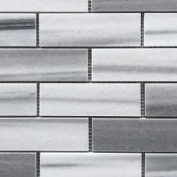 Caramelle Pietrine 7 мм Cristallino Striato Pol Мозаика 30,5х32,5х0,7 (2,3х7,3) см