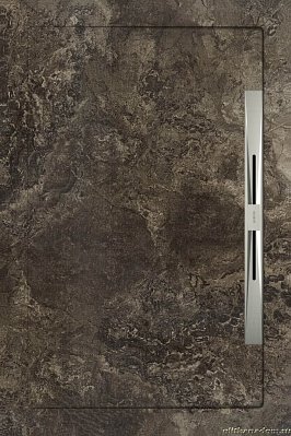 Aquanit Slope Nova Душевой поддон из керамогранита, цвет Fossil Kahve, 80x120