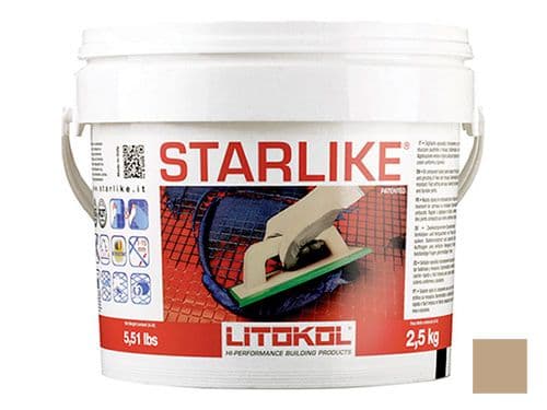 Litokol Litochrom Starlike Monomix C.490 (Серо-бежевый) затирочная смесь 2,5 кг
