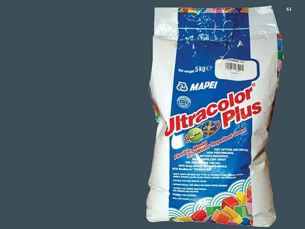 Mapei Ultracolor Plus №  61 затирочная смесь (Гранатовый) 5 кг