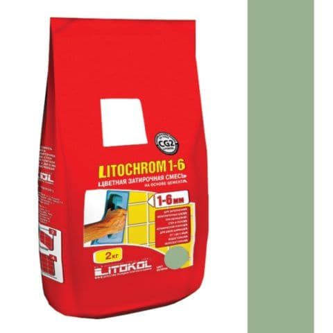 Litokol Затирочная смесь Litochrom 1-6 С.330 киви алюм.мешок 2 кг