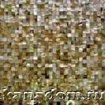 Architeza Морской перламутр Brownlip MOP Shell  Стеклянная мозаика 30х30 (кубик 1х1) см
