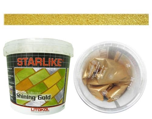 Италия Litokol Shining Gold добавка ярко- золотого цвета для Starlike 100 г