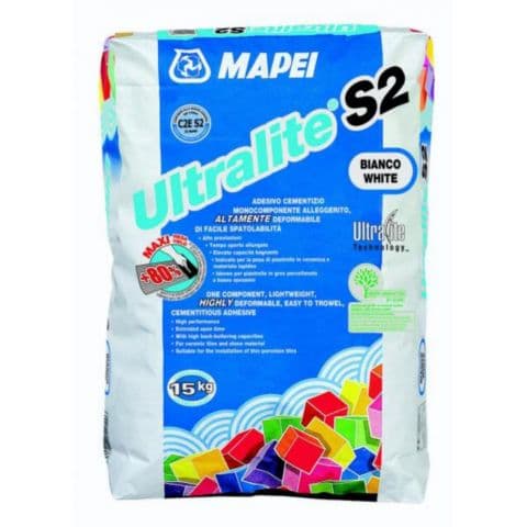 Mapei Ultralite S2 белый Клей плиточный 15 кг