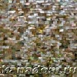 Architeza Морской перламутр Brownlip MOP Shell Стеклянная мозаика 30х30 (кубик 1х1,5) см