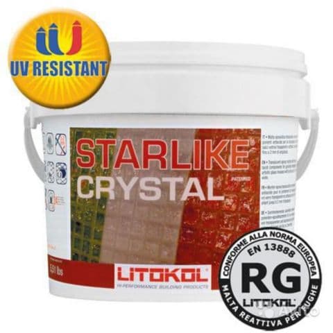 Litokol Затирочная смесь Litochrom Starlike С.350 (Кристалл) 2,5 кг