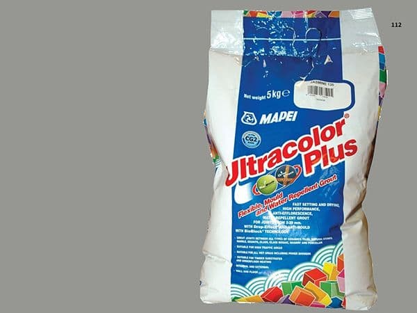 Mapei Ultracolor Plus № 112 затирочная смесь (Серый) 5 кг