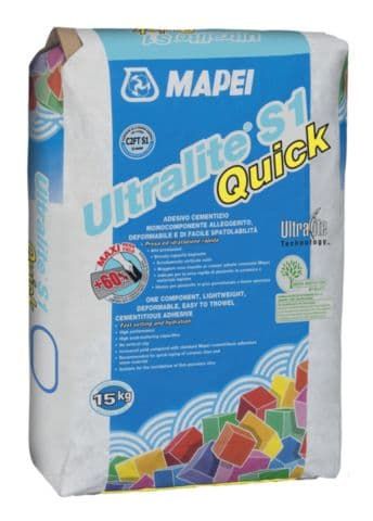 Mapei Ultralite S1 QUICK серый Клей плиточный 15 кг