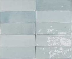 DNA tiles Safi 122100 Aqua Голубая Глазурованная Настенная плитка 5,2х16 см