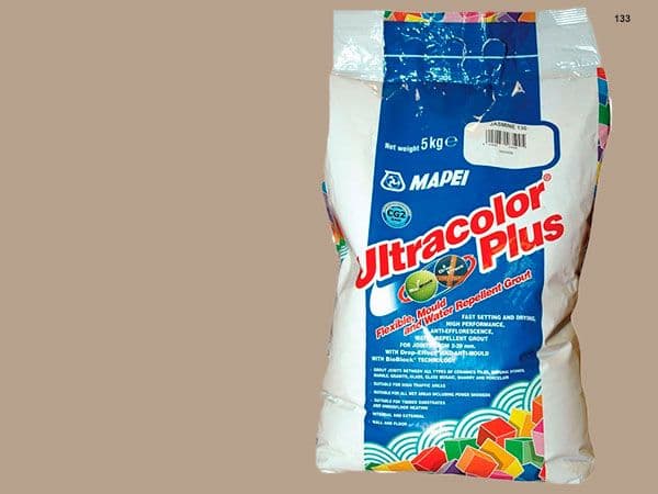 Mapei Ultracolor Plus №  133 затирочная смесь (Песочный) 2 кг