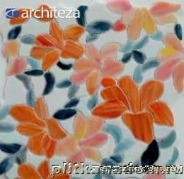 Architeza Romantic Декор Орхидея_6 Мозаика 30,2х30,2 разноформатная см