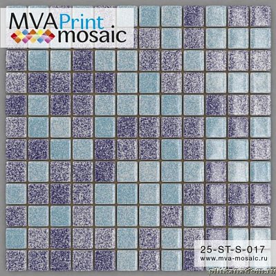 MVA-Mosaic 25ST-S-017 Стеклянная мозаика 31,7x31,7 (2,5х2,5)