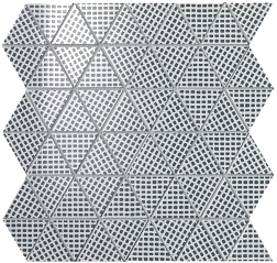 Fap Ceramiche Pat Deco Blue Triangolo Mosaico Мозаика 30,5x30,5 см