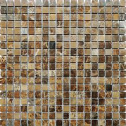 Caramelle Pietrine 4мм Emperador Dark Мозаика 30,5x30,5 (1,5х1,5) см