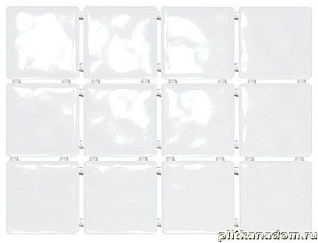 Керама Марацци Девоншир 1236T Бриз белый Настенная плитка 30х40 (12 шт. 9,9х9,9)
