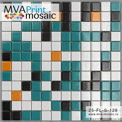 MVA-Mosaic 25FL-S-128 Стеклянная мозаика 31,7x31,7 (2,5х2,5)