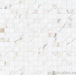 Allmarble Wall Golden White Mosaico Satin M8GV Мозаика 40x40 см
