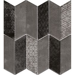 L Antic Colonial Rhomboid Mosaics Black Мозаика 29,8х29,8 см