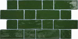 Absolut Keramika Metropolitan Forest Зеленая Глянцевая Настенная плитка 30х55 см