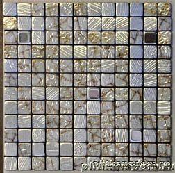 Architeza Hi-Tech HT-04 Стеклянная мозаика 29х29 (кубик 1х1) см