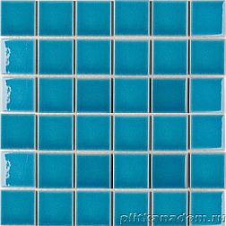 Starmosaic Homework Crackle Light Blue Glossy (LWWB80082) Голубая Глянцевая Мозаика 30,6х30,6 (4,8х4,8)
