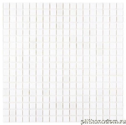 Альзаре Мозаика из мрамора АМ-51П Bianco 30,5х30,5 (1,5х1,5)