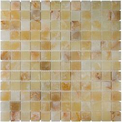 Chakmaks Mosaic Anatolian Stone 23х23 LIght Honey Onyx Мозаика 30,5х30,5 (2,3х2,3) см