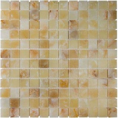 Chakmaks Mosaic Anatolian Stone 23х23 LIght Honey Onyx Мозаика 30,5х30,5 (2,3х2,3) см