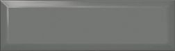 Керама Марацци Аккорд 9028 Дымчатый темный грань Настенная плитка 8,5х28,5 см
