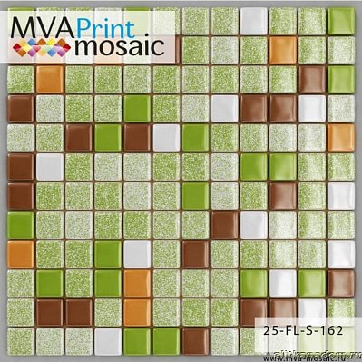 MVA-Mosaic 25ST-S-162 Стеклянная мозаика 31,7x31,7 (2,5х2,5)