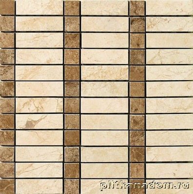 Vallelunga Pietre dei Consoli G84223 Linear Dot Mosaic Beige-Noce Мозаика 32х32