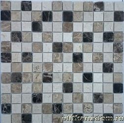 Caramelle Pietrine Pietra Mix 1 Мозаика полированный 29,8х29,8x0,4 (2,3х2,3) см