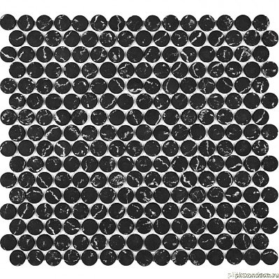 Imagine Mosaic AGKO19-Black Черная Глянцевая Мозаика из стекла 29,2х30,3 см