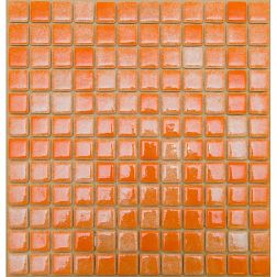 MVAPrintMosaic Мозаика стеклянная с напылением 25ST-M-007 Оранжевый 31,5х31,5 см
