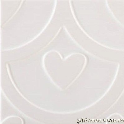 Pamesa Ceramica Agatha 25x25 Coeur Blanco Настенная плитка 25х25