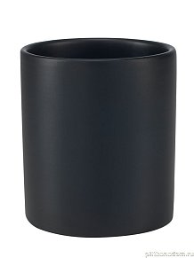 Stil Haus Buket, наcтольный черный матовый керамический стакан, BK10AP(NEOP)