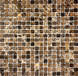 Orro Mosaic Orro Stone Emperador Dark Tum Коричневая Матовая Мозаика 30,5х30,5 (1,5х1,5) см