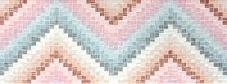 Mapisa Lollipop Zigzag Pink Настенная плитка 22,5х60,7
