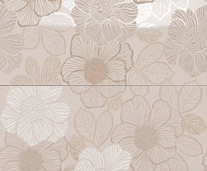 Novabell Milady MLW D41K Composizione Bloom Nut Brown Панно 50x60 (из 2-х плиток) см