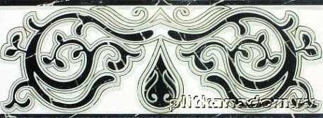 Metropol Ceramica Mistery White Listello Вставка 11x30