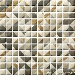 Paradyz Enya Grafit Mix Prasowana Мозаика 29,8х29,8 (куб 2,3х2,3) см