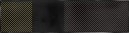 Vives Salou Sitges AB-C Negro Черная Матовая Настенная плитка 8x31,5 см