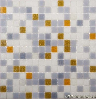 NS-mosaic Econom series MIX4 Мозаика стеклянная серая 32,7х32,7 см